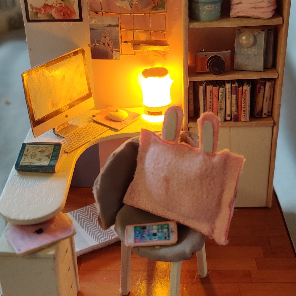 Miniature study room (handmade)